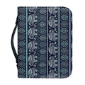 Vintage Indian Tribal Pattern Print Leather Bible Cover