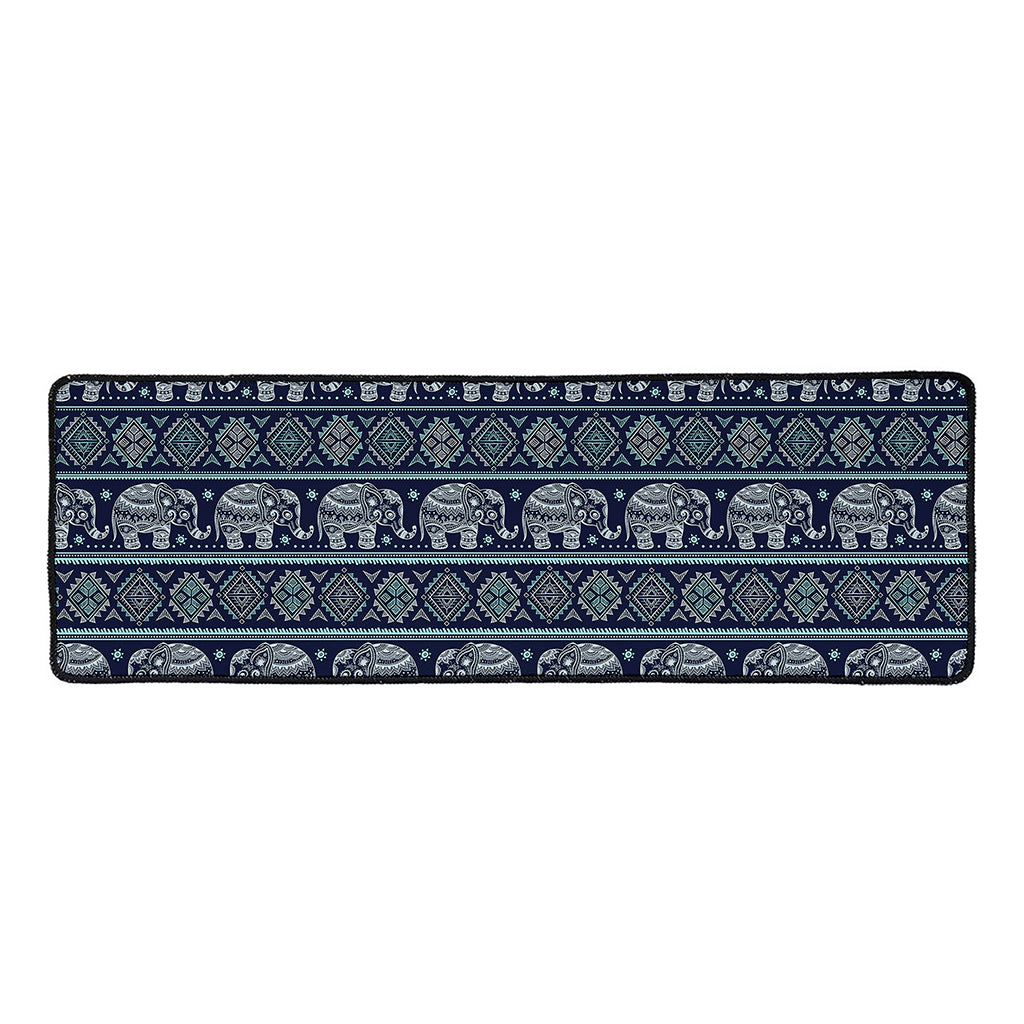 Vintage Indian Tribal Pattern Print Long Kitchen Mat