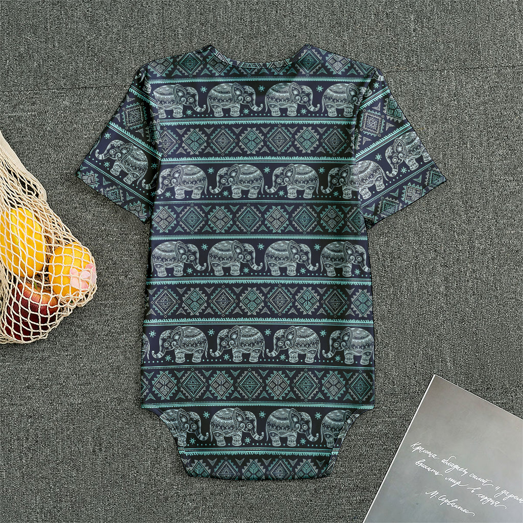 Vintage Indian Tribal Pattern Print Men's Bodysuit