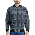 Vintage Indian Tribal Pattern Print Men's Bomber Jacket