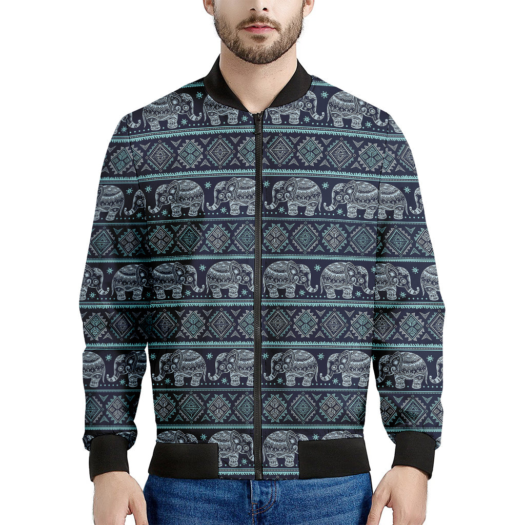 Vintage Indian Tribal Pattern Print Men's Bomber Jacket