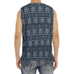 Vintage Indian Tribal Pattern Print Men's Fitness Tank Top