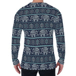 Vintage Indian Tribal Pattern Print Men's Long Sleeve T-Shirt