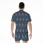Vintage Indian Tribal Pattern Print Men's Rompers