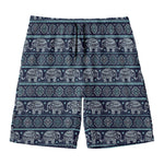 Vintage Indian Tribal Pattern Print Men's Swim Trunks