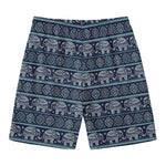 Vintage Indian Tribal Pattern Print Men's Swim Trunks