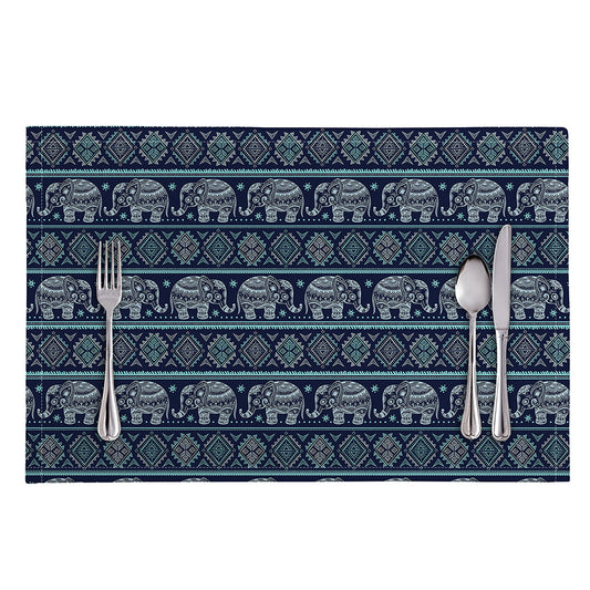 Vintage Indian Tribal Pattern Print Placemat