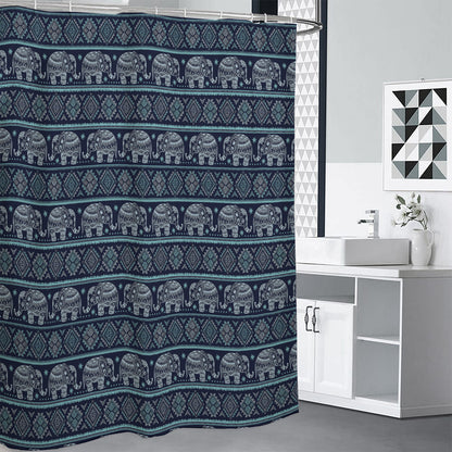 Vintage Indian Tribal Pattern Print Premium Shower Curtain