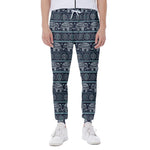 Vintage Indian Tribal Pattern Print Scuba Joggers