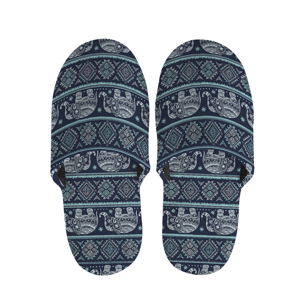 Vintage Indian Tribal Pattern Print Slippers