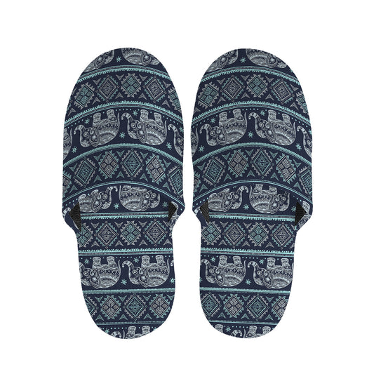 Vintage Indian Tribal Pattern Print Slippers