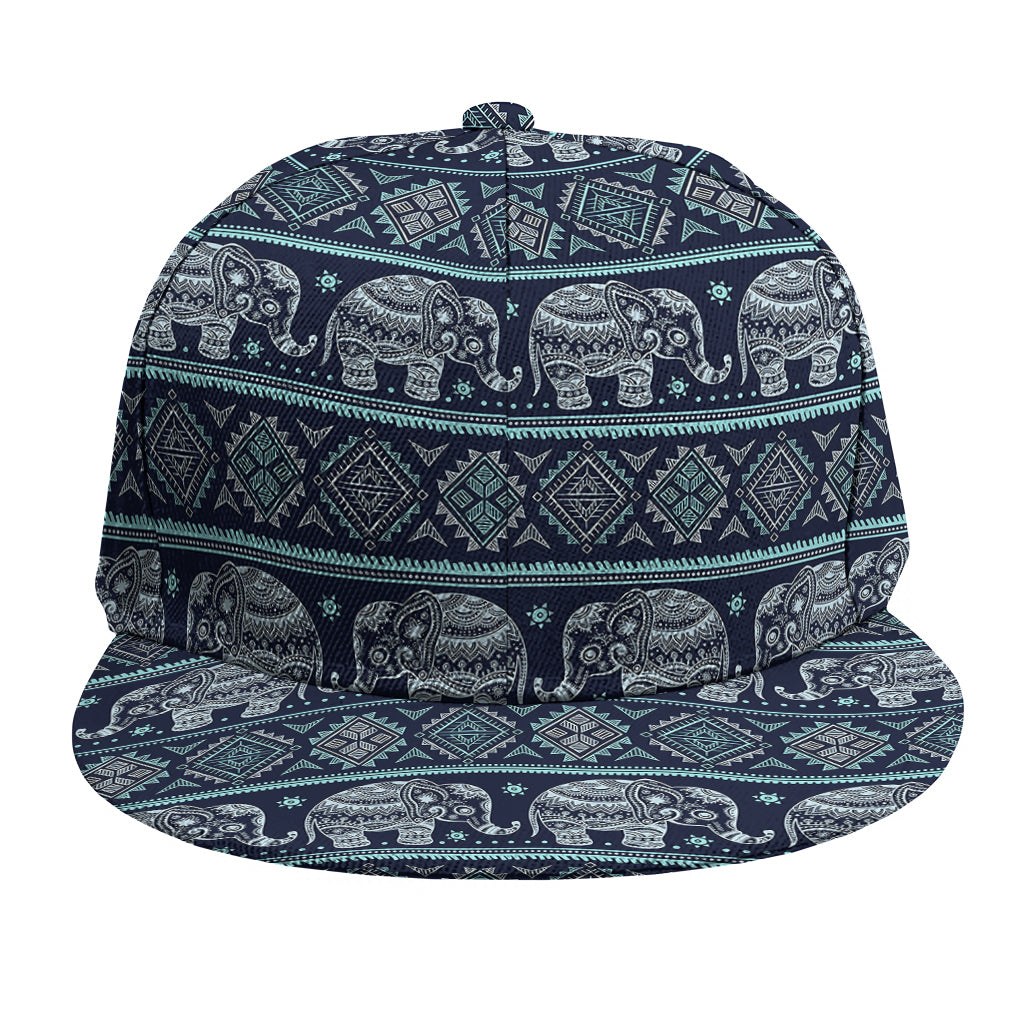 Vintage Indian Tribal Pattern Print Snapback Cap