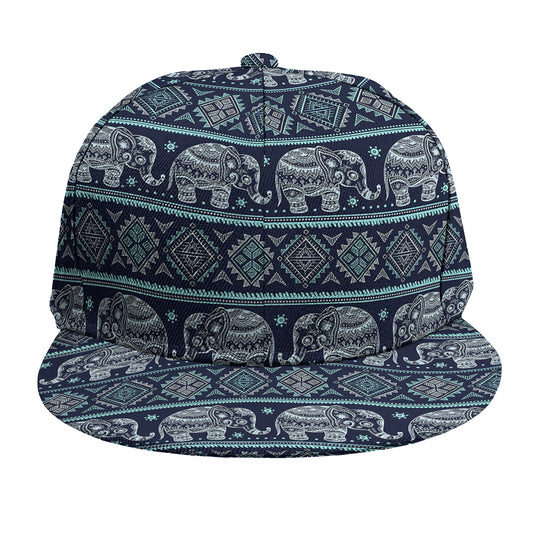 Vintage Indian Tribal Pattern Print Snapback Cap