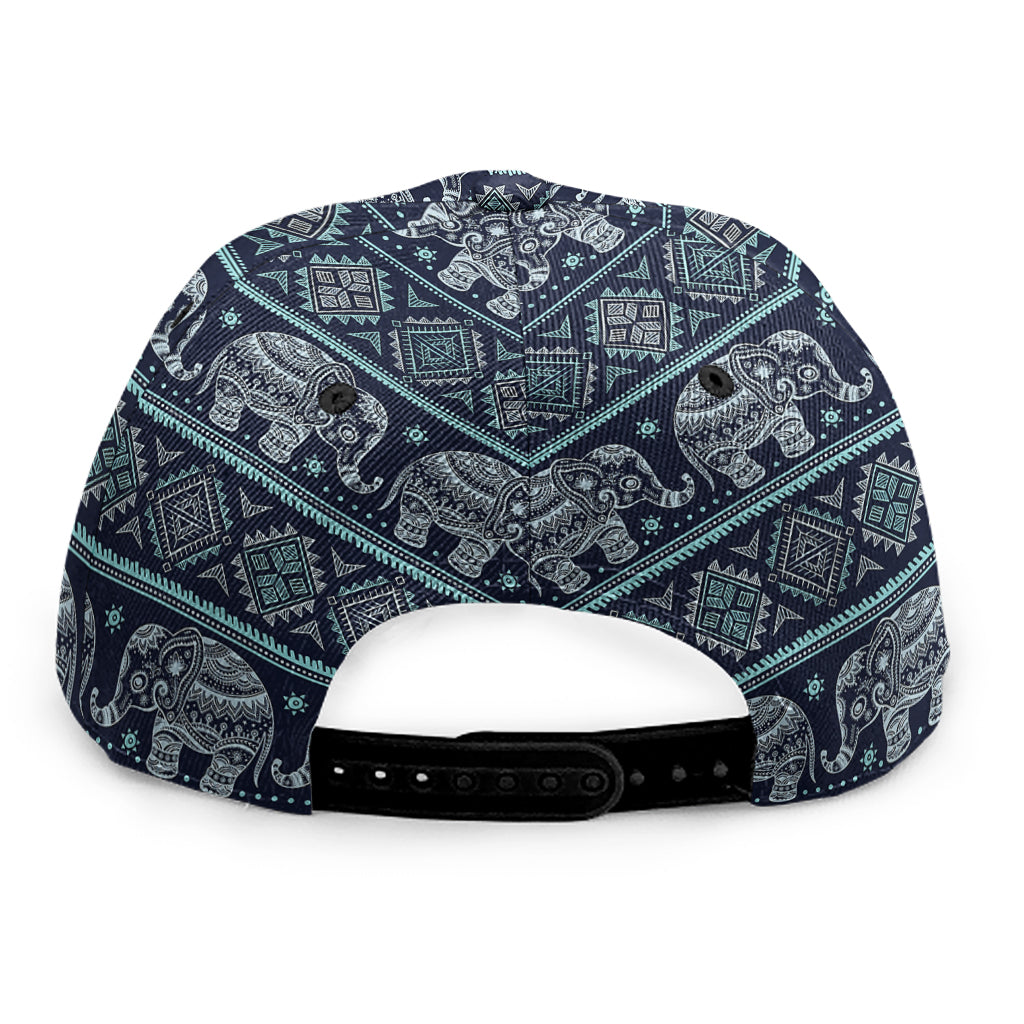 Vintage Indian Tribal Pattern Print Snapback Cap