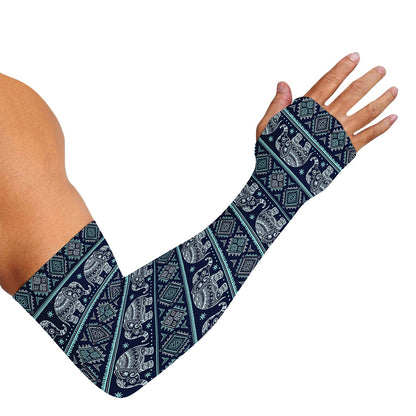 Vintage Indian Tribal Pattern Print Sun Protection Arm Sleeves