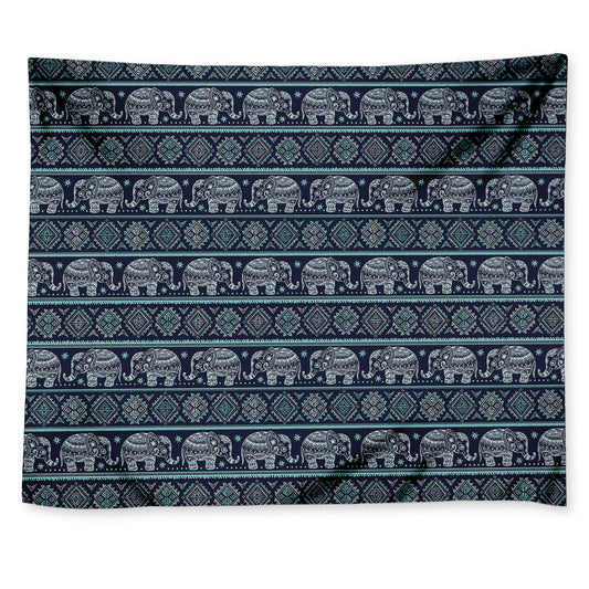 Vintage Indian Tribal Pattern Print Tapestry