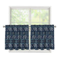 Vintage Indian Tribal Pattern Print Tier Curtains