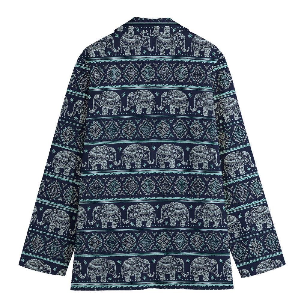 Vintage Indian Tribal Pattern Print Women's Blazer