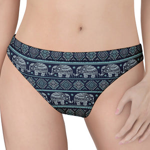 Vintage Indian Tribal Pattern Print Women's Thong