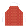 Vintage Japanese Pattern Print Adjustable Apron