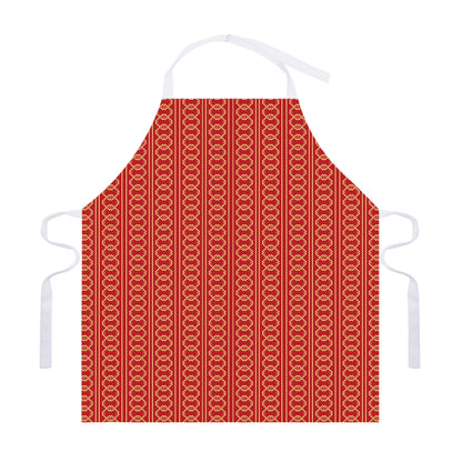 Vintage Japanese Pattern Print Adjustable Apron