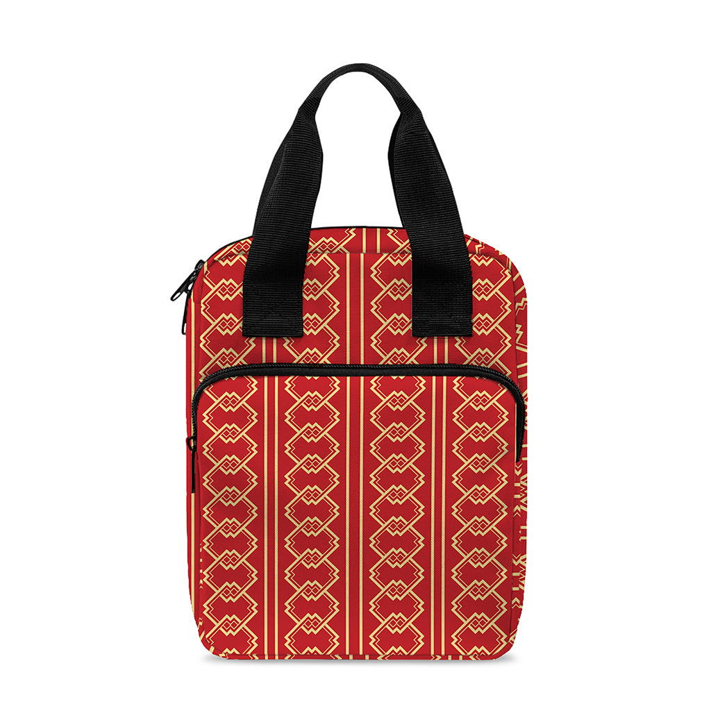 Vintage Japanese Pattern Print Bible Tote Bag