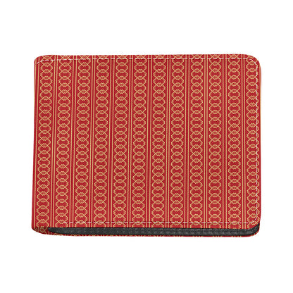 Vintage Japanese Pattern Print Bifold Wallet