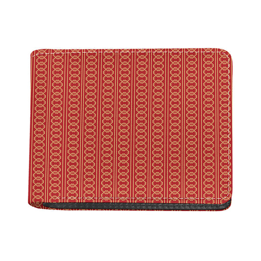 Vintage Japanese Pattern Print Bifold Wallet