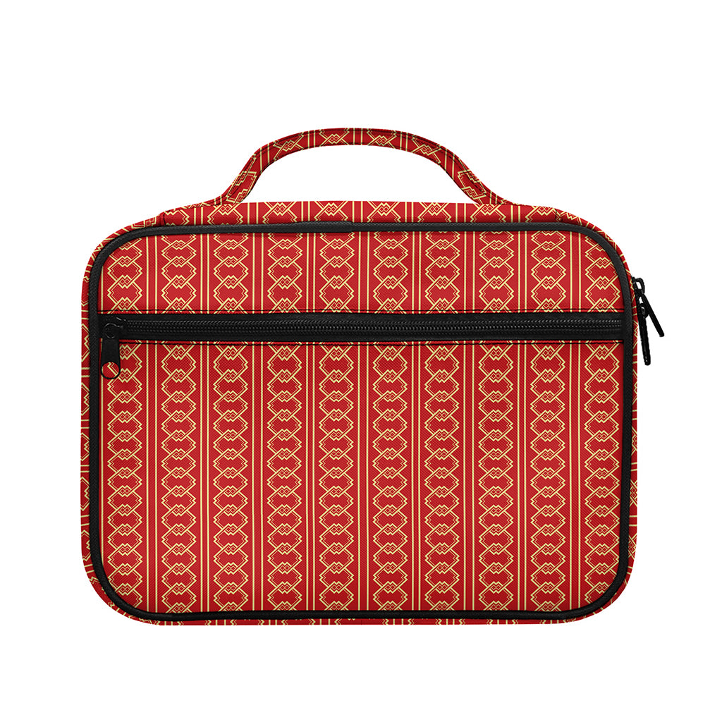 Vintage Japanese Pattern Print Briefcase Bible Bag
