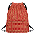 Vintage Japanese Pattern Print Drawstring Backpack