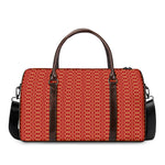 Vintage Japanese Pattern Print Duffle Bag