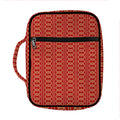 Vintage Japanese Pattern Print Front Pocket Bible Bag