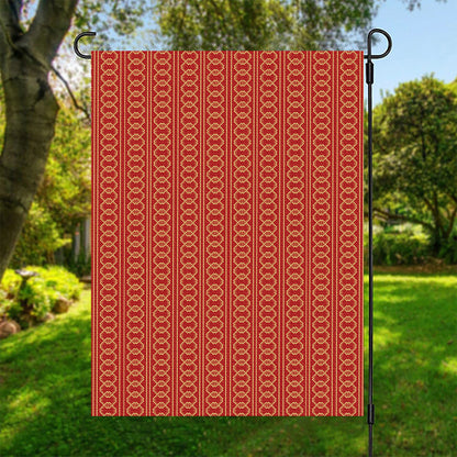 Vintage Japanese Pattern Print Garden Flag