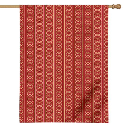 Vintage Japanese Pattern Print House Flag