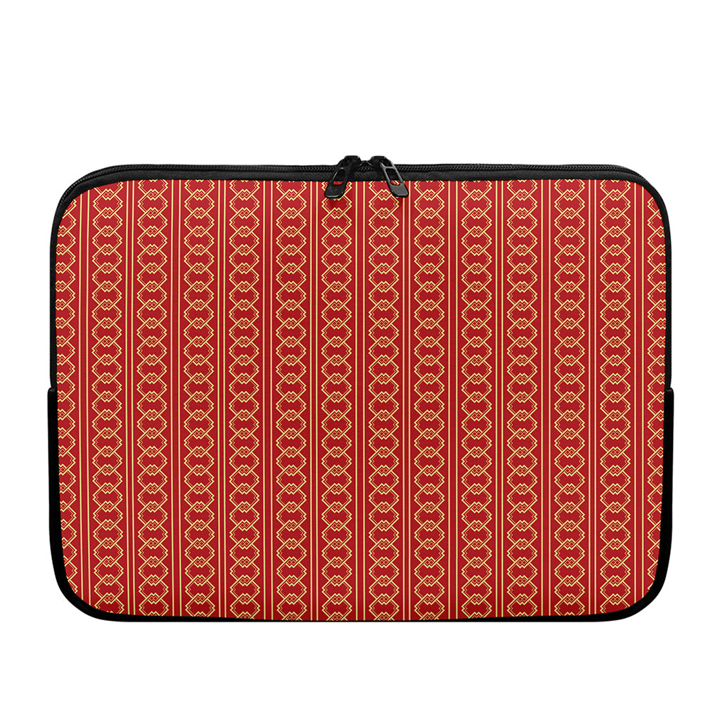 Vintage Japanese Pattern Print Laptop Sleeve