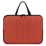 Vintage Japanese Pattern Print Laptop Sleeve With Handle