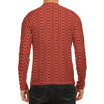 Vintage Japanese Pattern Print Men's Long Sleeve Rash Guard