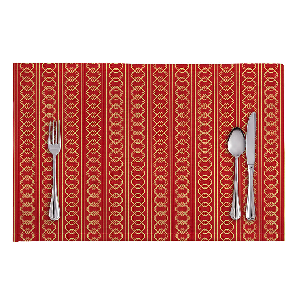 Vintage Japanese Pattern Print Placemat