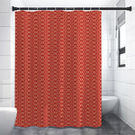 Vintage Japanese Pattern Print Premium Shower Curtain