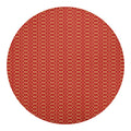 Vintage Japanese Pattern Print Round Blanket