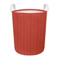 Vintage Japanese Pattern Print Round Laundry Basket