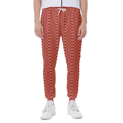 Vintage Japanese Pattern Print Scuba Joggers