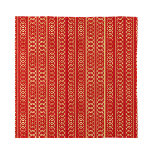 Vintage Japanese Pattern Print Silk Bandana