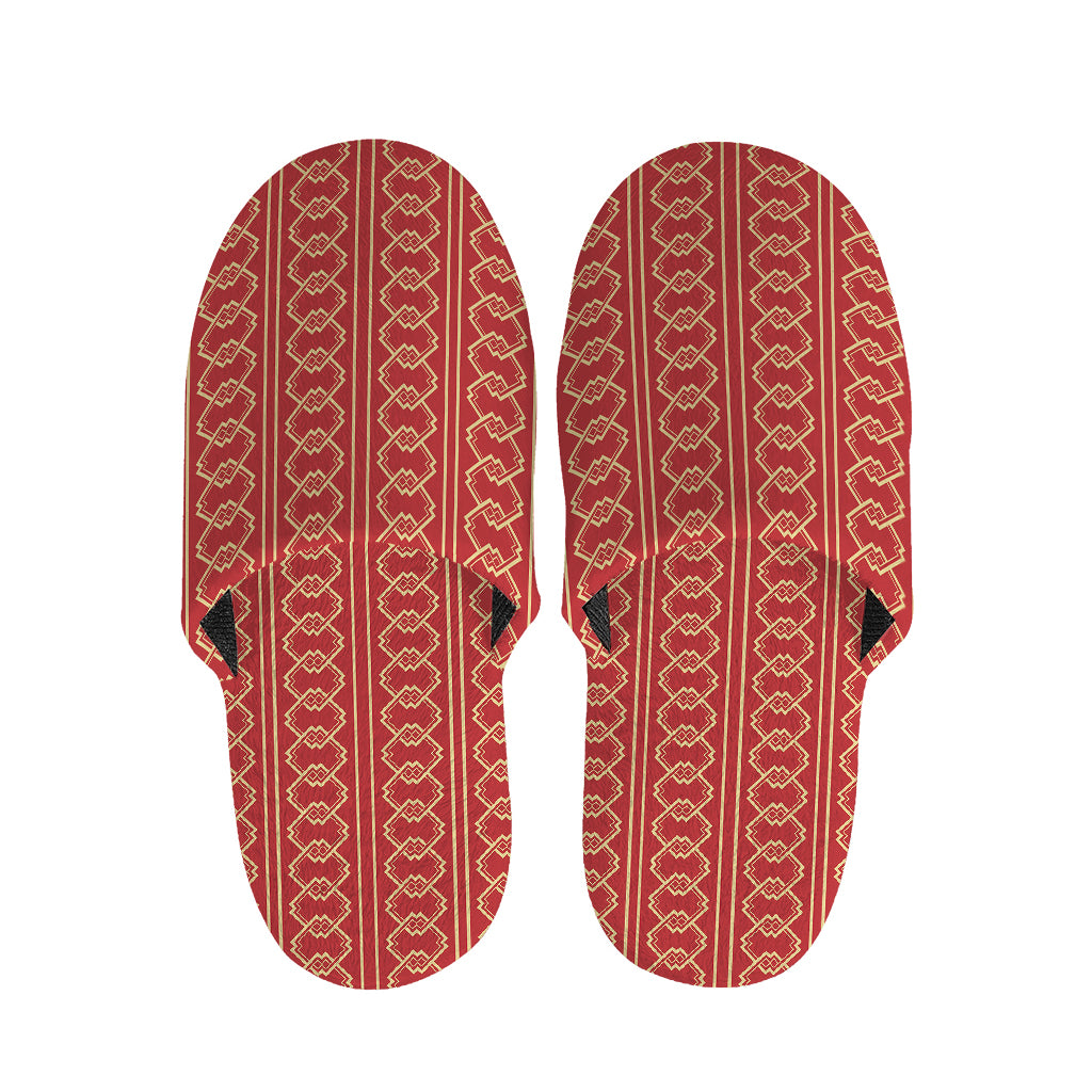 Vintage Japanese Pattern Print Slippers