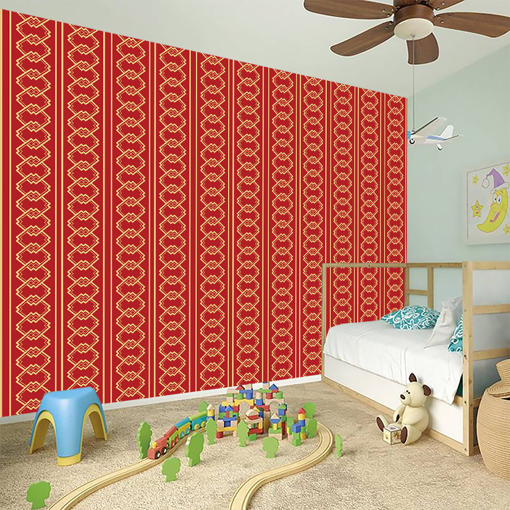 Vintage Japanese Pattern Print Wall Sticker