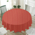 Vintage Japanese Pattern Print Waterproof Round Tablecloth