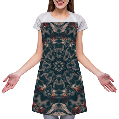 Vintage Kaleidoscope Print Adjustable Apron