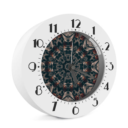 Vintage Kaleidoscope Print Alarm Clock
