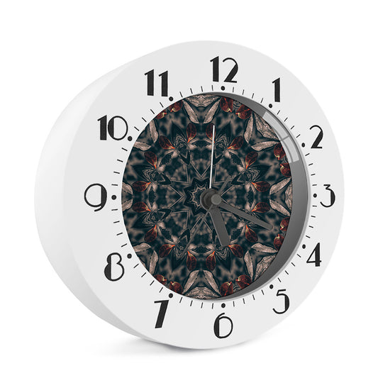 Vintage Kaleidoscope Print Alarm Clock