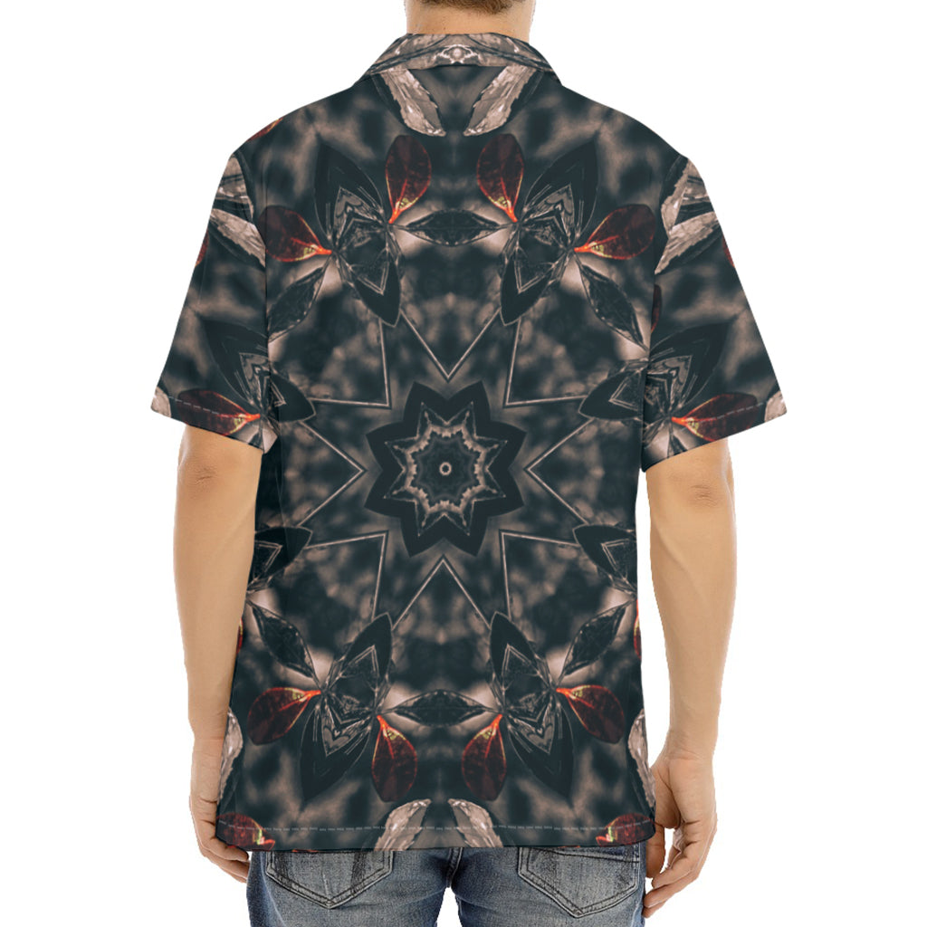 Vintage Kaleidoscope Print Aloha Shirt